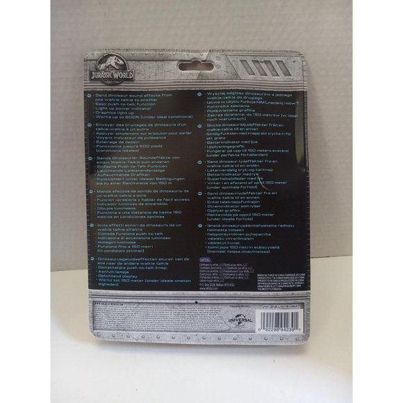 Jurassic World New In Package Light Sound Walkie Talkie 500 Range - Picture 4 of 5